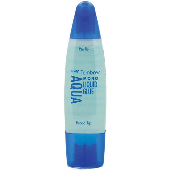 Glue Pen, Tombow Liquid Glue Aqua, Dual Tip Fine & Broad, 1.69 oz. Glue Pen, Tombow Liquid Glue Aqua - Pen and Broad Tip - 1.69 oz. Yarn Designers Boutique