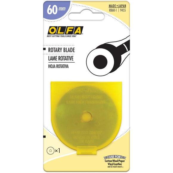Rotary Cutter Replacement Blades for OLFA Rotary Fabric Cutters Rotary Blade Refills for OLFA Rotary Cutter Yarn Designers Boutique