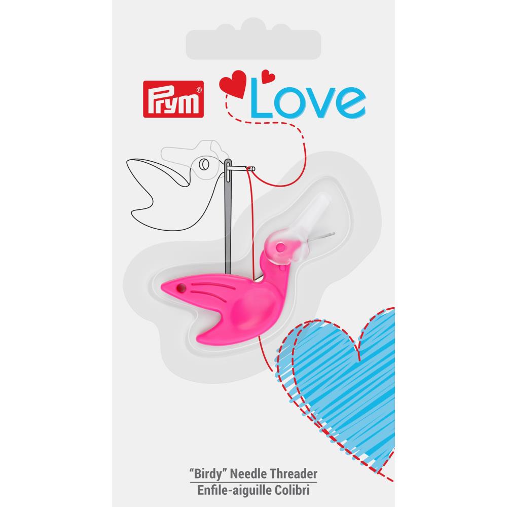 Needle Threader | Bird Shape Sewing Needle Threader by Prym Love Bird Shape Needle Threader by Prym Love Yarn Designers Boutique