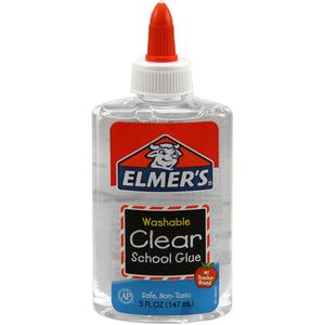 Clear Glue | Washable Elmers Glue, Clear 5 Ounces Elmers Washable Clear Glue, 5 Ounces Yarn Designers Boutique