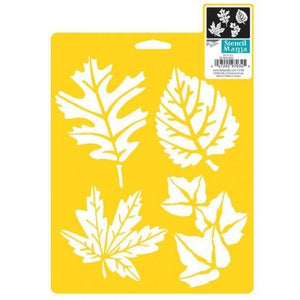 Stencils | Craft Stencils for Painting, Leaves, Flowers, Letters & More Plastic Stencils, 7 x 10 Inch Stencil Mania Yarn Designers Boutique