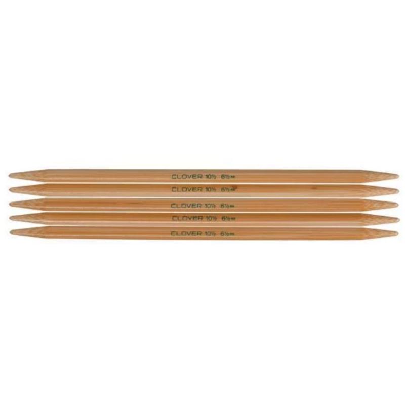 Knitting Needles | Clover Takumi Double Pointed Bamboo Needles, 5"&7" Double Pointed Bamboo Knitting Needles, 5" & 7" Length Yarn Designers Boutique