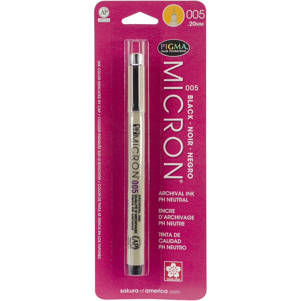 Art Pen Micron Pen Pigma Technologies Archival Ink Size 001 .20 mm Black