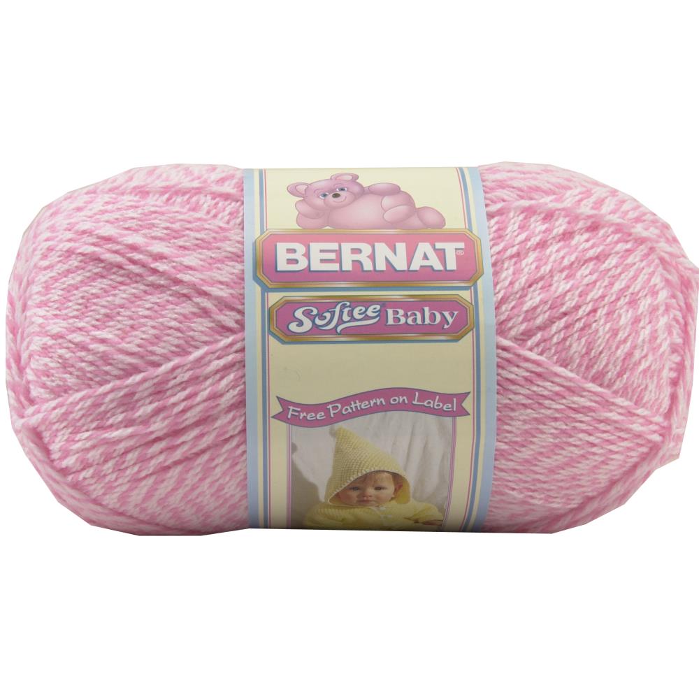Bernat Softee Baby Yarn - Baby Pink Marl