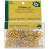 Dritz Sewing Pins with Yellow Plastic Heads, 1¾" Long, Size 28 Dritz Quilter's Pins with Yellow Plastic Heads, 1¾" Long Yarn Designers Boutique