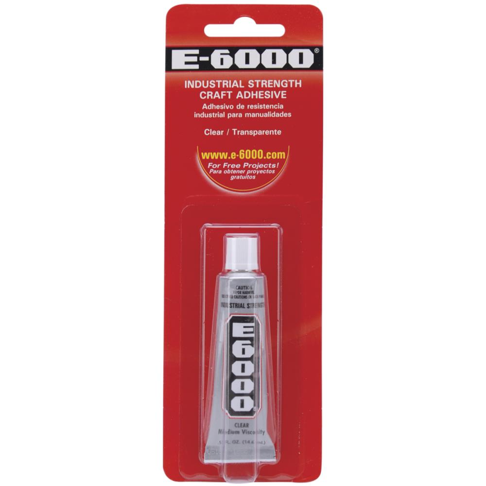 Glue MultiPurpose Adhesive E6000 Industrial Strength .5 Fl oz Tube #230516