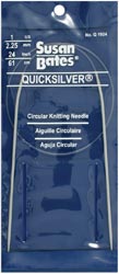 Knitting Needles | Quicksilver Circular Needles, 16-29 Inch, US2-19 Quicksilver Circular Knitting Needles, 16" - 29" Length Yarn Designers Boutique