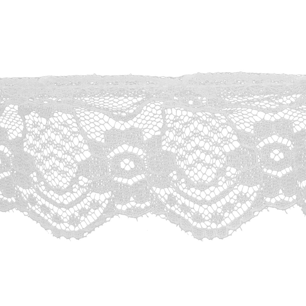 2 Yards Cotton Lace White Lace Trim Lovely Daisy Lace Trim for
