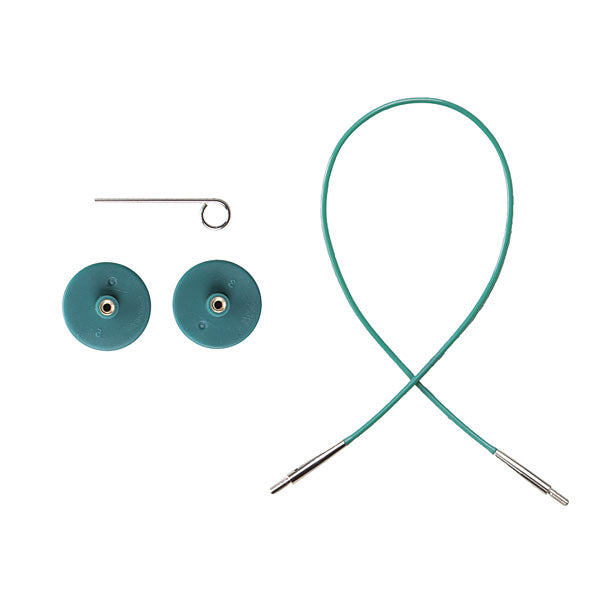 Knit Picks Options 2-3/4 Short Tip Interchangeable Wood Knitting Needle  Set (Caspian)