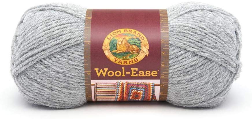 Lot of 4 Lion Brand Wool Ease Yarn Skeins Blue Green Gray 3 Oz Each Worsted  NEW