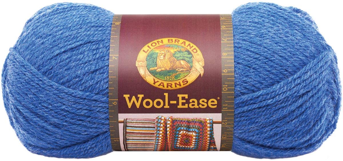 Lion Brand Yarn Wool Ease Worsted Weight Yarn, Machine Washable Wool