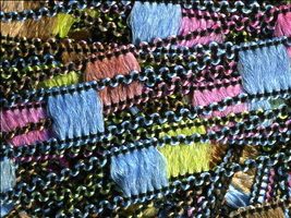 Knitting Fever, Ladder Ribbon Yarn Dazzle, Novelty Fancy Yarn Dazzle Ladder Ribbon Yarn by Knitting Fever Yarn Designers Boutique