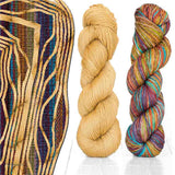 Yarn Kit for Butterfly Cowl by Marin Melchior, Includes Yarn & Pattern Butterfly Cowl Yarn Kit by MarinJaKnits Yarn Designers Boutique
