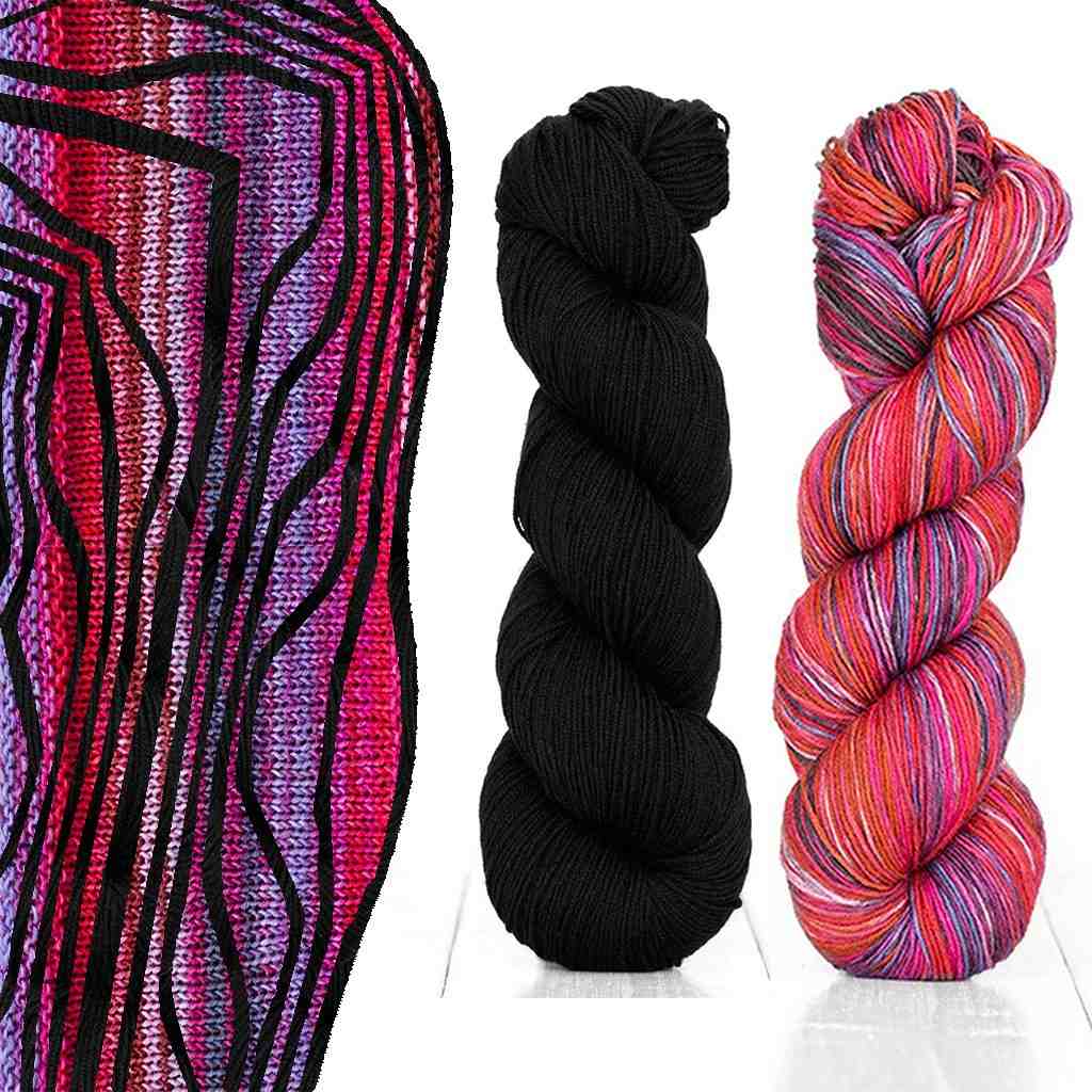 Yarn Kit for Butterfly Cowl by Marin Melchior, Includes Yarn & Pattern Butterfly Cowl Yarn Kit by MarinJaKnits Yarn Designers Boutique