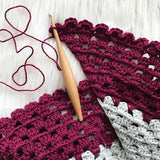 Crochet Hook | Furls Hooks Streamline Camwood Wooden Large Handle Hook Furls Streamline Camwood Crochet Hook Yarn Designers Boutique