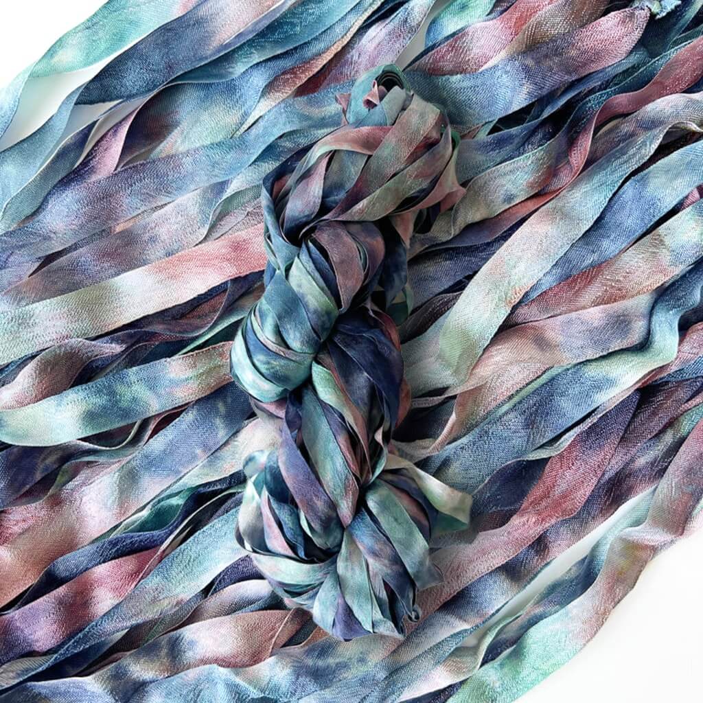 Ribbon Yarn, Waterfall Yarn from Knit Collage