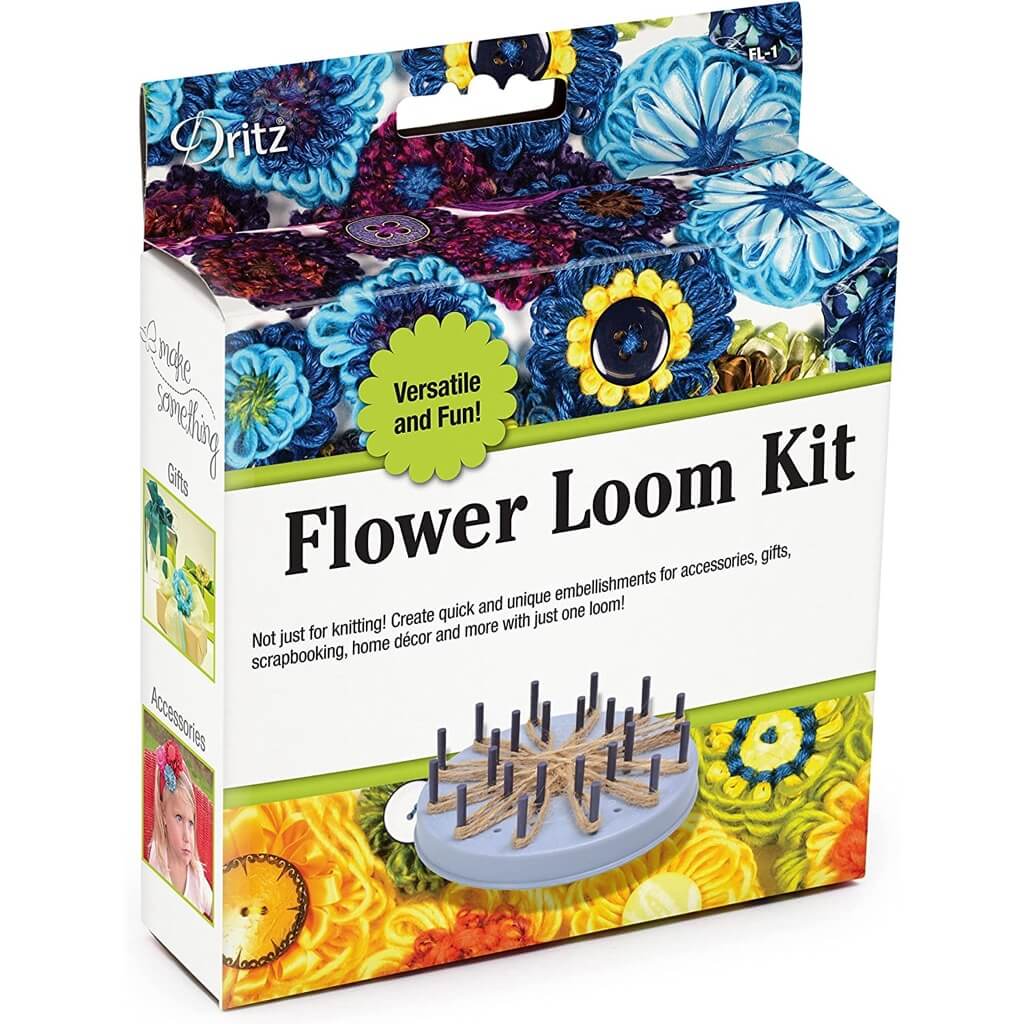 Dritz Flower Maker Loom Kit | Create Beautiful Multi-Layered Flowers Flower Maker Loom by Dritz Yarn Designers Boutique