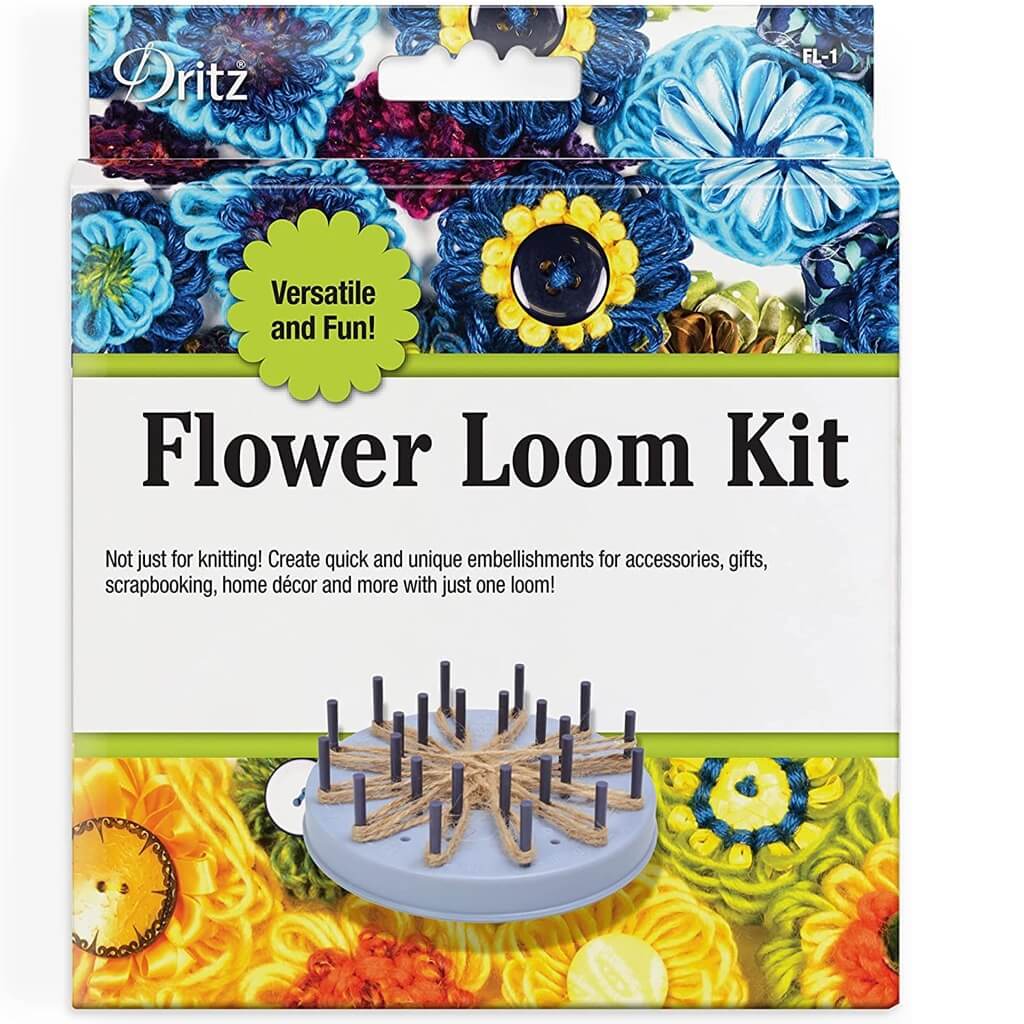 Dritz Flower Maker Loom Kit | Create Beautiful Multi-Layered Flowers Flower Maker Loom by Dritz Yarn Designers Boutique