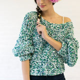 Wildflower 100% Cotton Yarn, Summer Ribbon Yarn by Knit Collage Wildflower Yarn from Knit Collage Yarn Designers Boutique