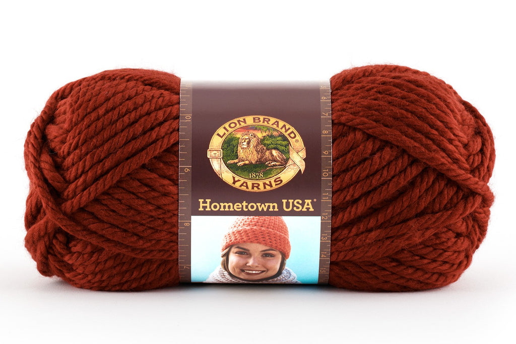 Lion Brand Chicago Charcoal Hometown USA Yarn 6/Pk 6 Pack