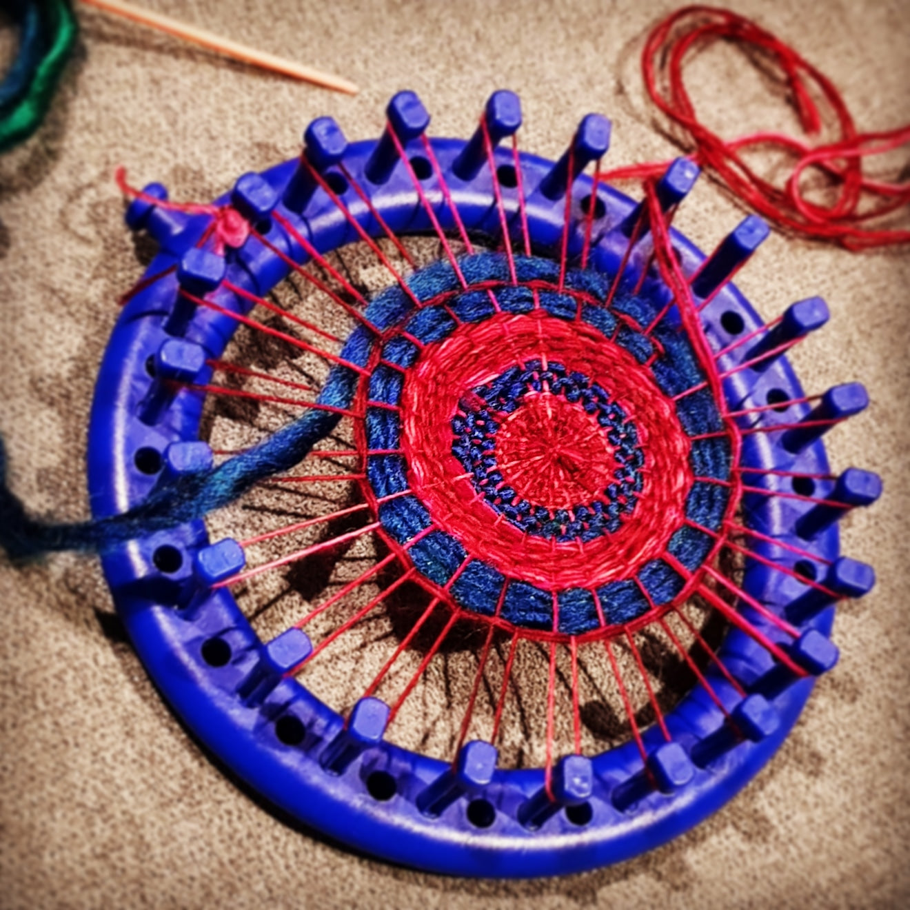 Round Knitting Loom Set Weave Yarn DIY Tool Crochet Hooks