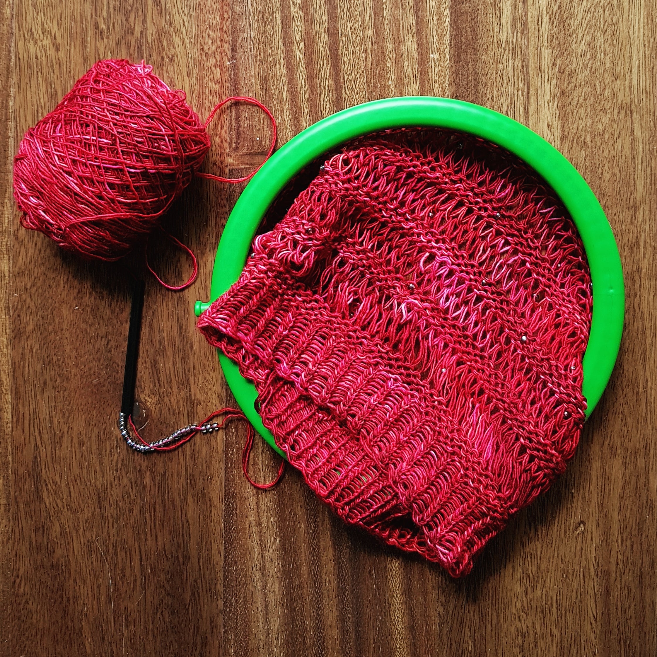 Super Bulky Dropstitch Hat & Cowl Loom Knitting Kit