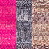 Maya Knit Shawl Advanced Knitting Kit with Urth Monokrom Worsted Yarn Maya Shawl Knitting Kit Yarn Designers Boutique