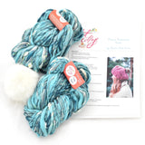 Hat Knitting Kit | Knitting Pattern + Yarn, Knit Collage Merci Beret Merci Beaucoup Beret by Knit Collage Yarn Designers Boutique
