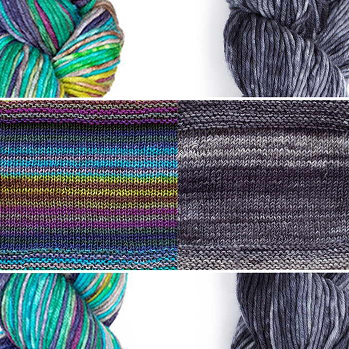 Andrea Mowry's Nightshift Shawl Knitting Kit with Urth Yarns Nightshift Shawl Kit by Andrea Mowry Yarn Designers Boutique