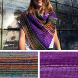 Andrea Mowry's Nightshift Shawl Knitting Kit with Urth Yarns Nightshift Shawl Kit by Andrea Mowry Yarn Designers Boutique