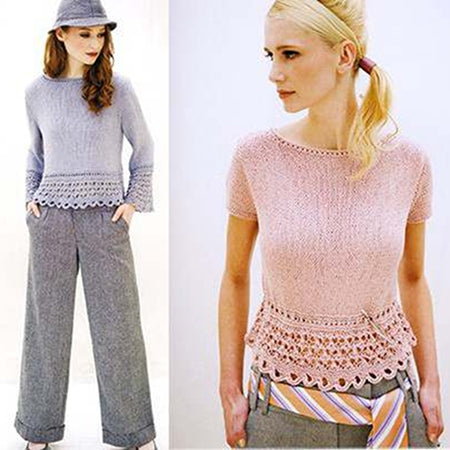 Knitting Patterns | Louisa Harding, Summer Classics #15 Womens Tops Louisa Harding, Summer Classics #15 Pattern Book Yarn Designers Boutique