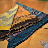 Knit Shawl Kit | Rythmic Shawl Pattern + Urth Yarns by Nurgun Bayazit Rythmic Shawl Knitting Kit by Nurgun Bayazit Yarn Designers Boutique