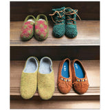 The Knitted Slipper Book| Knitting Patterns for Whole the Family The Knitted Slipper Book by Katie Startzman Yarn Designers Boutique