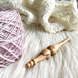 Crochet Hook | Furls Wooden Hooks, Alpha Series Large Handle Hook Furls Alpha Series Crochet Hooks Yarn Designers Boutique