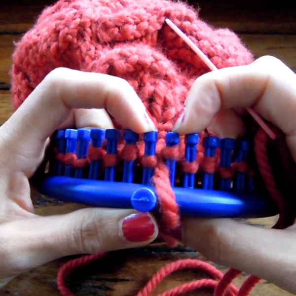 Round Knitting Loom Kit Plastic Kids Small Wool/hat Weaving