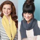 Knit Scarves & Cowls, Leisure Arts, Mix and Match Stitches & Yarn Knit Scarves & Cowls, Leisure Arts Yarn Designers Boutique