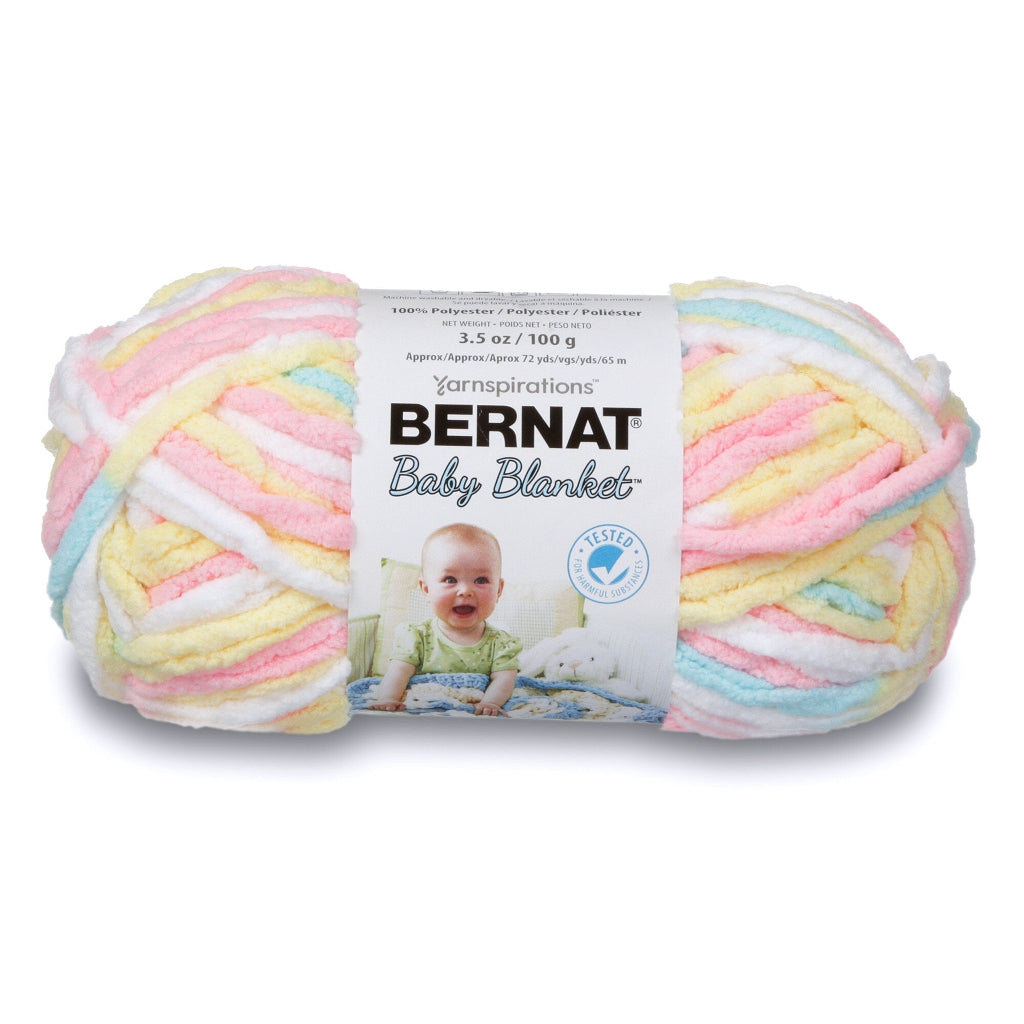 Bernat Baby Blanket Pitter Patter Bulky Pastel yarn