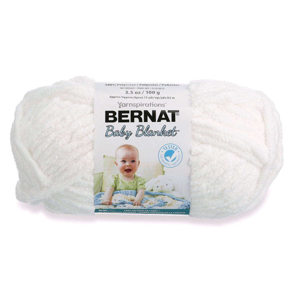 Bernat® Softee® Chunky™ #6 Super Bulky Acrylic Yarn, Baby Pink 3.5oz/100g,  108 Yards 