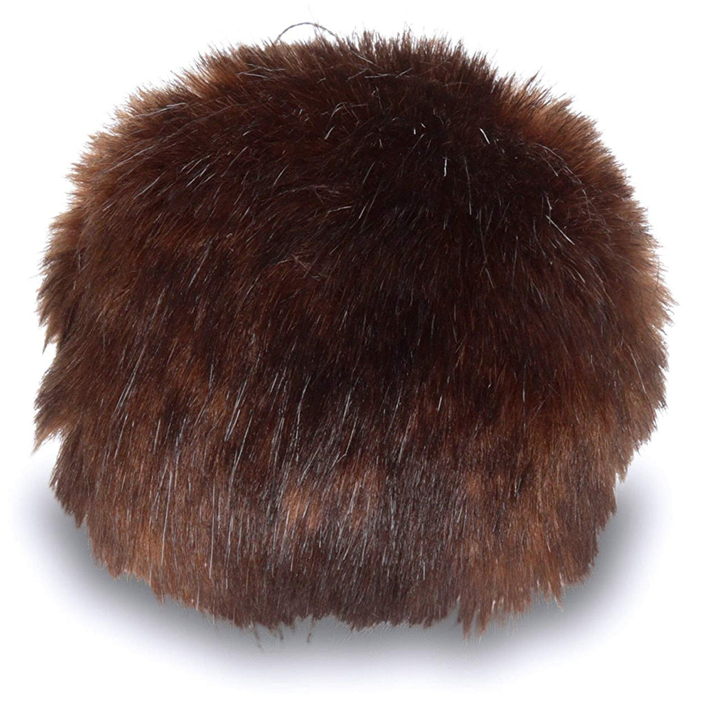 Luxury Faux Fur Pom Poms, Faux Fur Pom Poms for Hats, Faux Fur