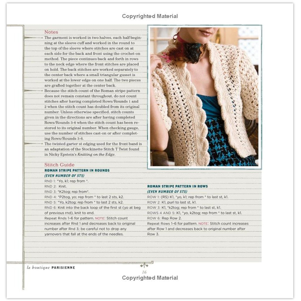 Knitting Patterns | French Girl Knits by Kristeen Griffin-Grimes French Girl Knits Pattern Book by Kristeen Griffin-Grimes Yarn Designers Boutique