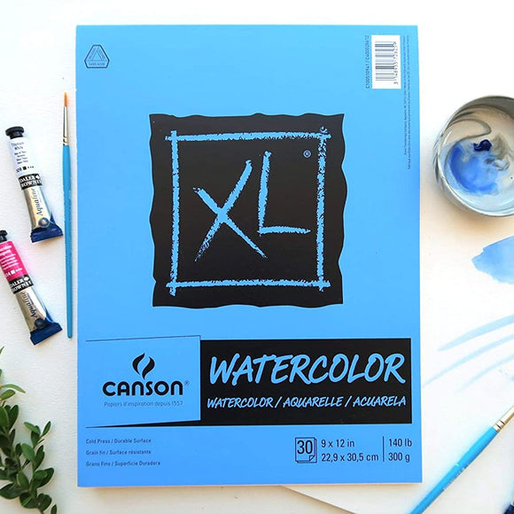 Watercolor Paper | Canson XL Watercolor Paper Pad, 9