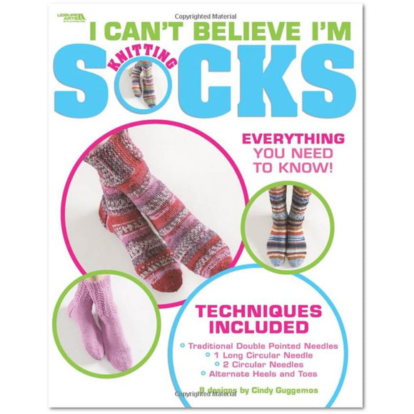I Can't Believe I'm Knitting Socks! Beginner Sock Pattern Book I can't believe I'm Knitting Socks! Pattern Book Yarn Designers Boutique