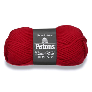 Patons Classic Wool Roving Yarn, Bulky 100% Wool Knitting Yarn Classic Wool Roving by Patons Yarn Designers Boutique