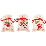Christmas Decorations Cross Stitch Kit, Mini Satchels for Your Tree Christmas Satchel Cross Stitch Kit Yarn Designers Boutique