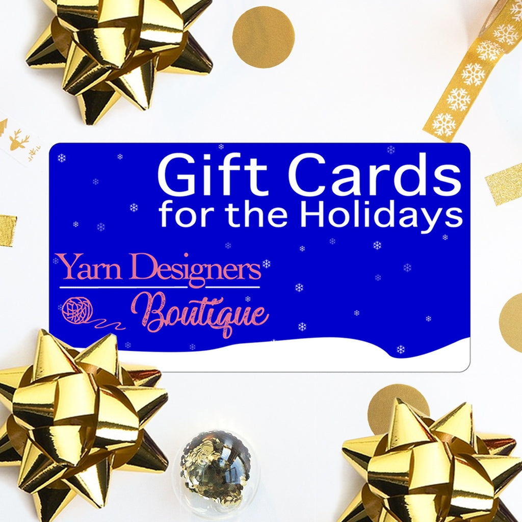 Gift Card for the Holidays, Last Minute Gifts for Your Knitter Gift Card Yarn Designers Boutique