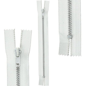 Zipper, All Purpose Metal 7 Inch Zipper with One Closed End All Purpose Zipper, Closed End 7" by Coats Yarn Designers Boutique