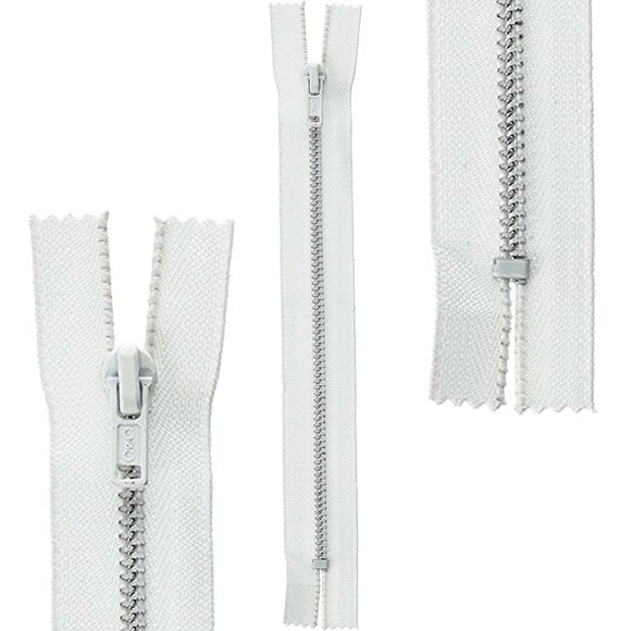 Zipper, All Purpose Metal 7 Inch Zipper with One Closed End All Purpose Zipper, Closed End 7