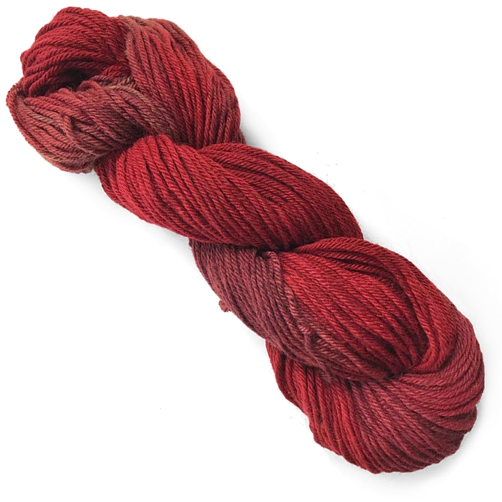 Red Yarn | Hand Dyed Worsted Yarn in Rich Red Tones | Alpaca & Merino Deep Red Shades, Hand Dyed, Worsted Yarn Designers Boutique