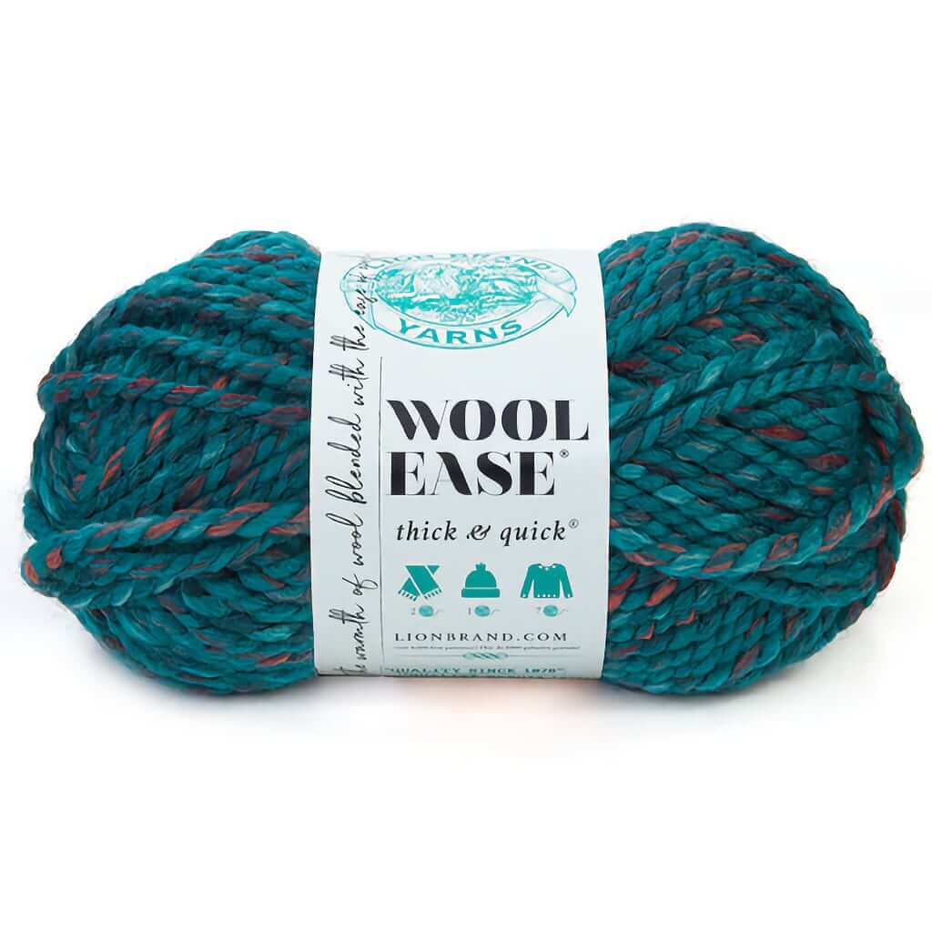 Lion Brand Wool-Ease Thick & Quick Yarn, 6 oz/108 yds (Multiple Color  Choice)