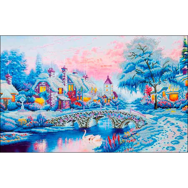 Diamond Dotz® Intermediate 20213 Thomas Kinkade Footprints in the Sand  Diamond Painting Kit